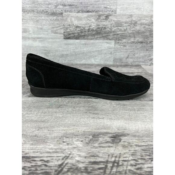 Easy Spirit Womens Size 10 Black Suede Loafers - Picture 5 of 8